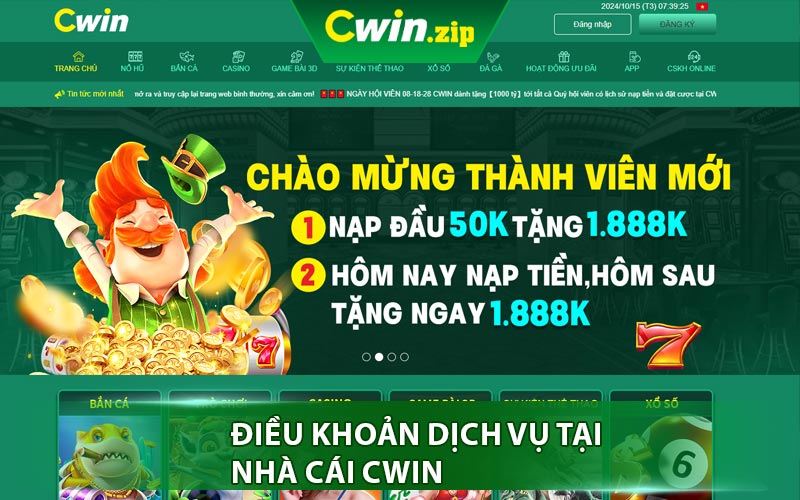 Giới Thiệu Tổng Quan Về Điều Khoản Dịch Vụ Tại Nhà Cái Cwin