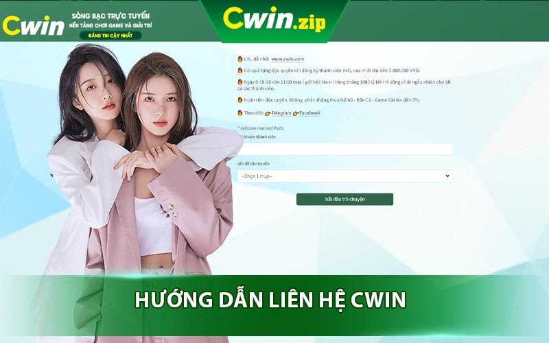 Hướng Dẫn Liên Hệ CWin Nhanh Chóng